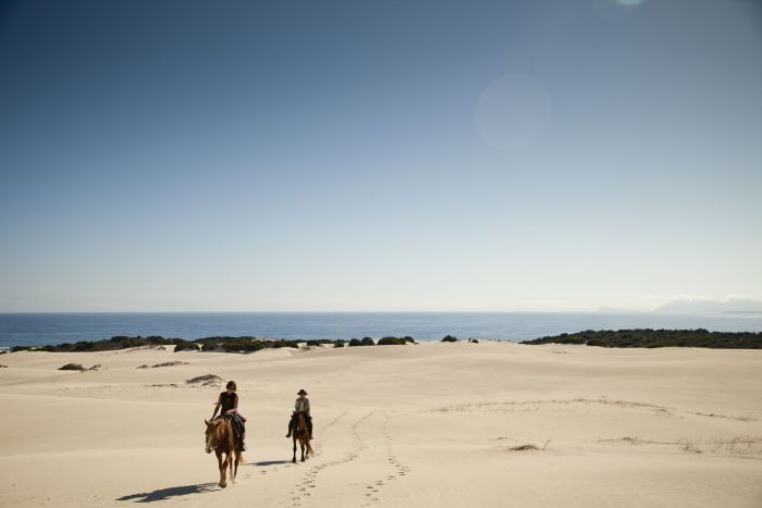 Beach trail at Walker Bay