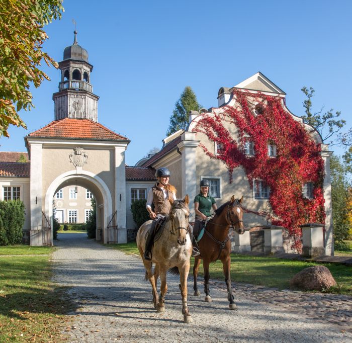 Historic castle complex in the Masuria