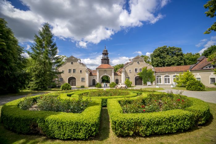 Historic castle complex in the Masuria