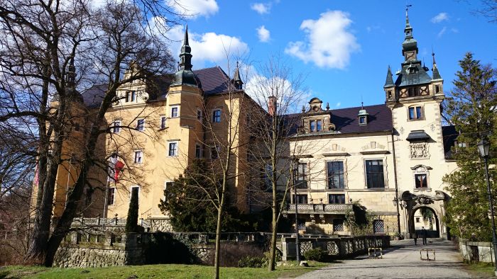 Fairytale castle in Lower Silesia