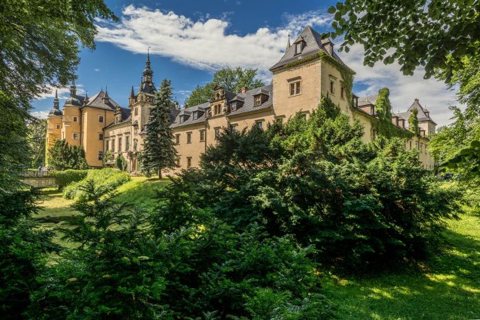 Fairytale castle in Lower Silesia