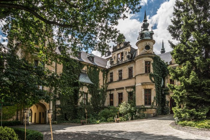 Fairytale castle in Lower Silesia