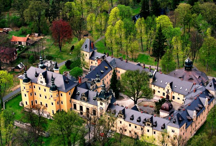 Fairytale castle in Lower Silesia