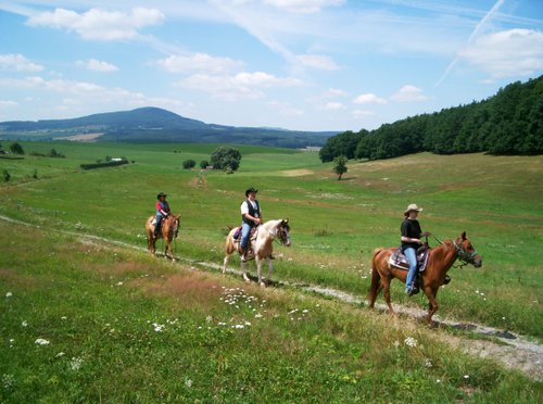 Western riding in the Rhoen
