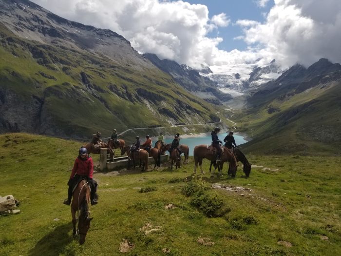 Riding holiday in the Valais Alps