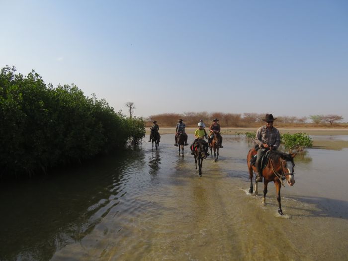 Ride through West Africa´s savannah to the coast