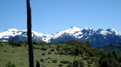 Crossing the Andes in the lake district