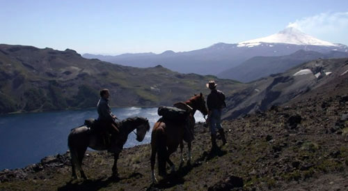 Crossing the Andes in the lake district