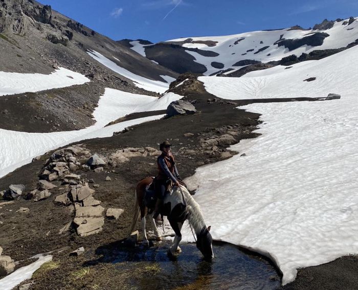 Crossing the Andes in the lake district