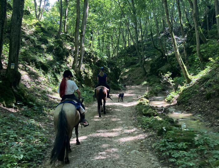 Two-country karst trail