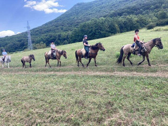 Two-country karst trail
