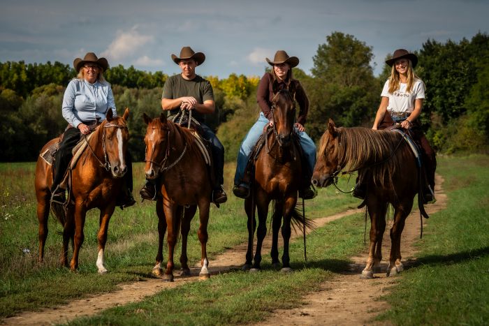 Western riding in Hungary