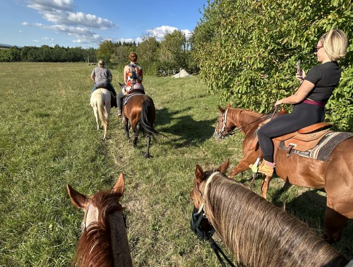 Western riding in Hungary