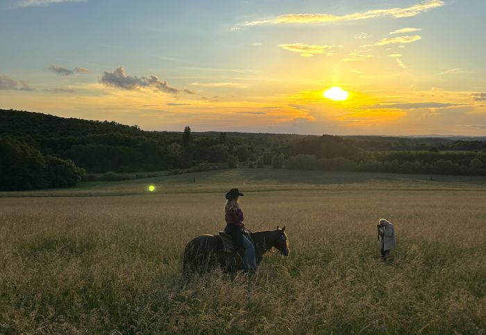 Western riding in Hungary