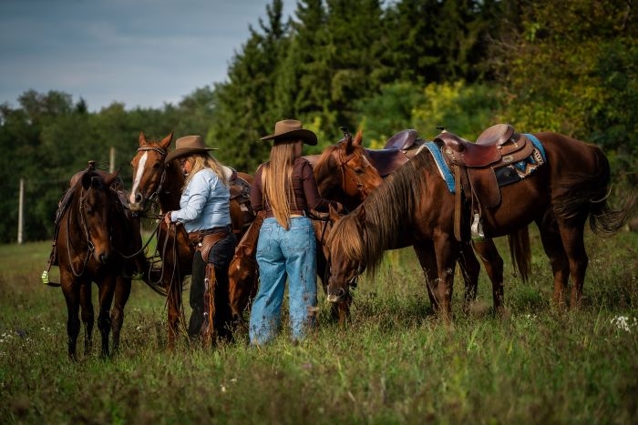 Western riding in Hungary
