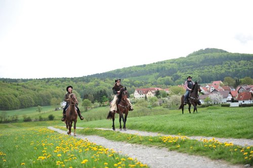 Western riding vacation in the Rhön