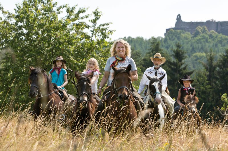 Star rides and trail rides in the Vosges