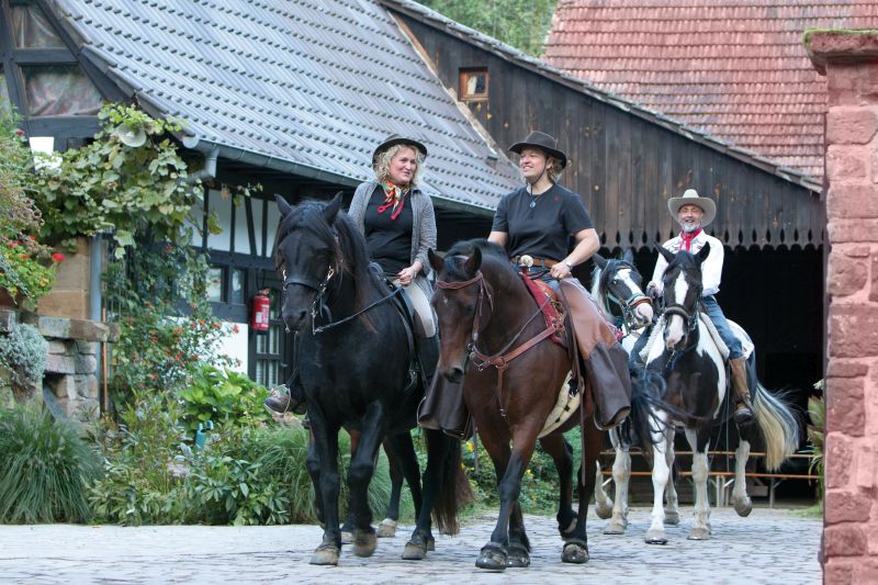 Star rides and trail rides in the Vosges