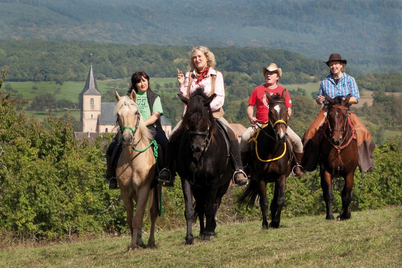 Star rides and trail rides in the Vosges