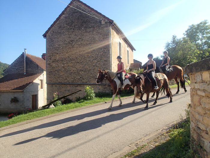 Burgundy Nature Park in galopp