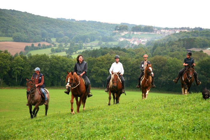 Burgundy Nature Park in galopp