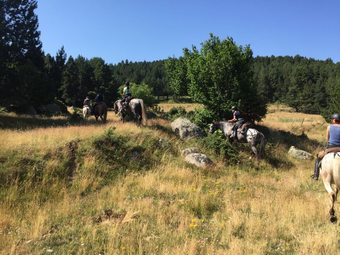 Trail riding in the heart of the Pyrenees