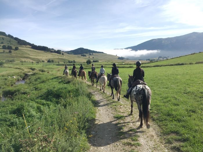 Trail riding in the heart of the Pyrenees