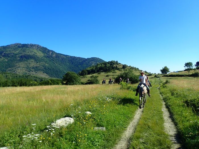 Trail riding in the heart of the Pyrenees
