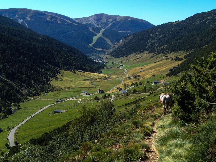 Trail riding in the heart of the Pyrenees