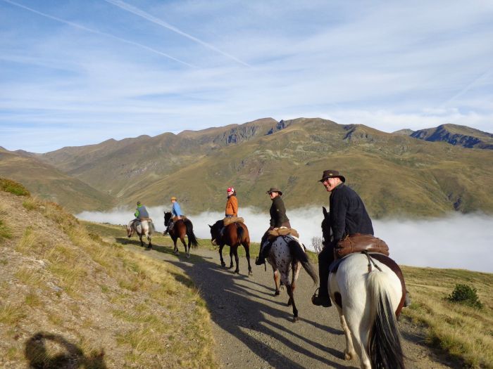 Trail riding in the heart of the Pyrenees