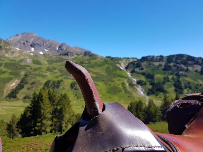 Trail riding in the heart of the Pyrenees