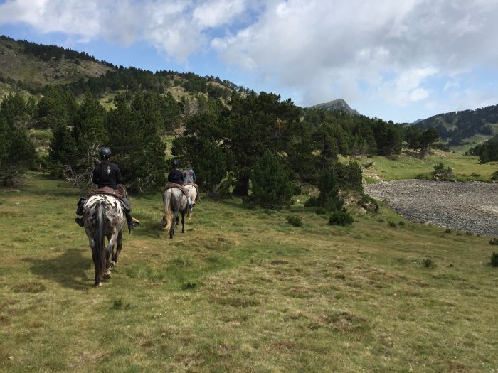 Trail riding in the heart of the Pyrenees