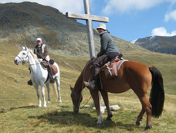 Riding holiday in the Valais Alps
