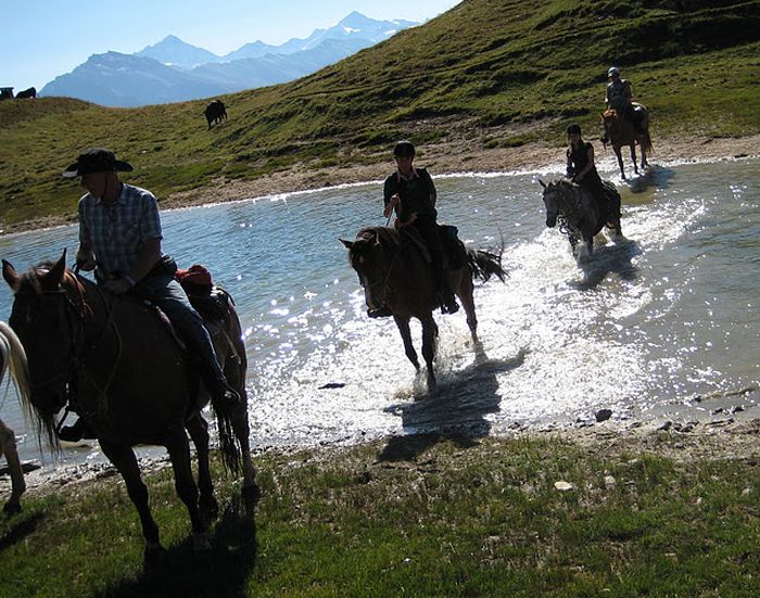 Riding holiday in the Valais Alps