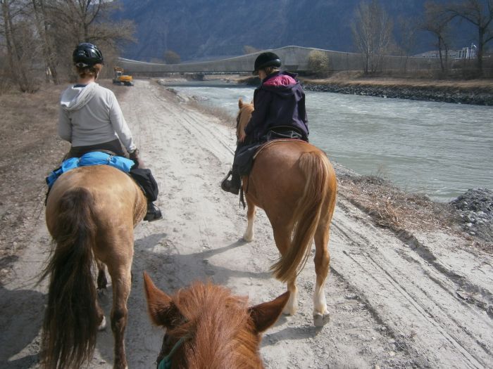 Riding holiday in the Valais Alps