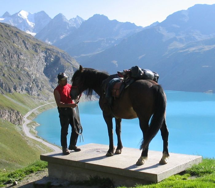 Riding holiday in the Valais Alps