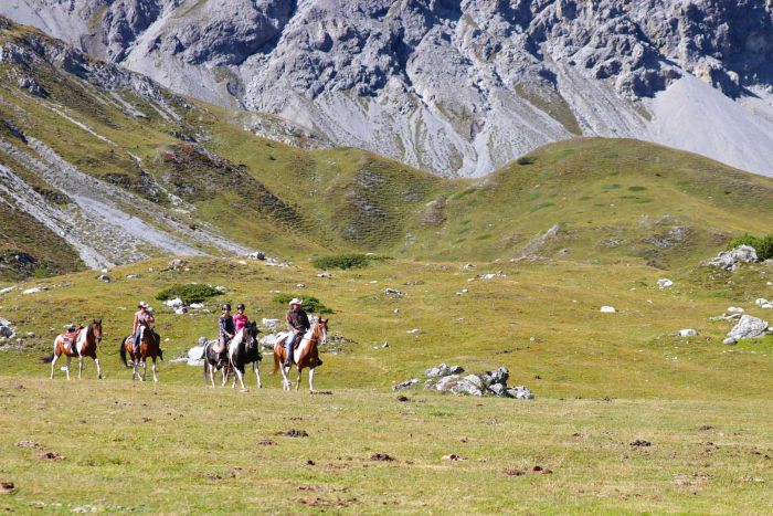 Riding vacation in the Münstertal Graubünden