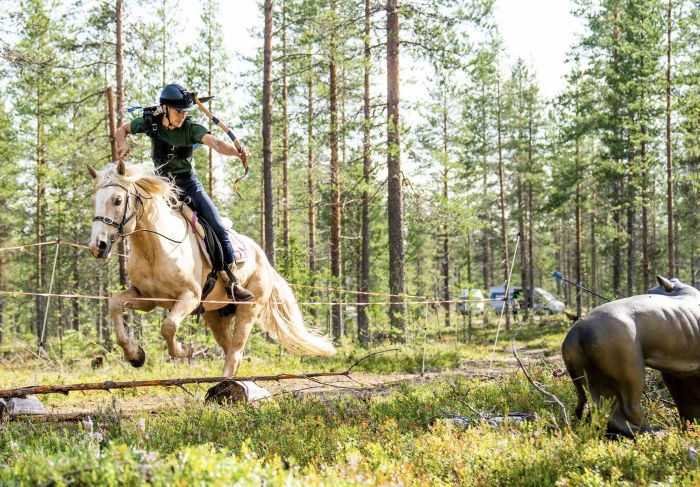 Lappish Wilderness &ndash; Horseback riding & archery in Finland