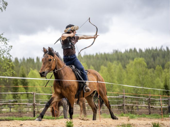 Lappish Wilderness &ndash; Horseback riding & archery in Finland