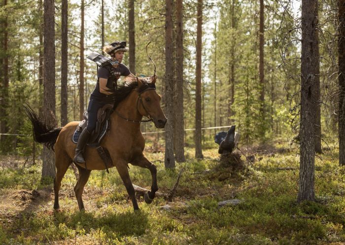 Lappish Wilderness &ndash; Horseback riding & archery in Finland