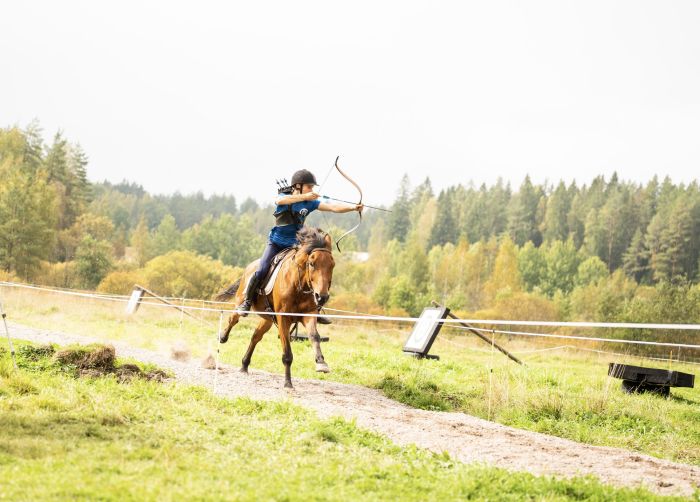 Lappish Wilderness &ndash; Horseback riding & archery in Finland