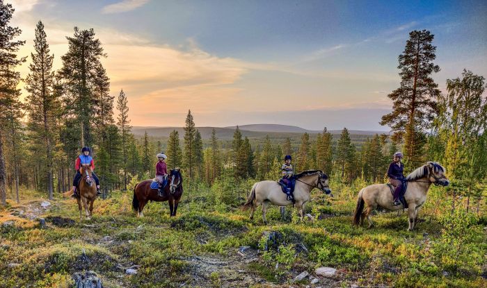 Lappish Wilderness &ndash; Horseback riding & archery in Finland