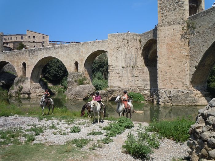From the mountains to the sea & Besalu medieval ride